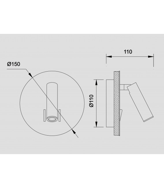 APLIQUE DE PARED CAYMAN REF. 6083