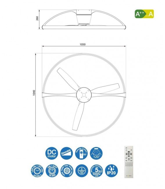 VENTILADOR DE TECHO NEPAL REF. 7530