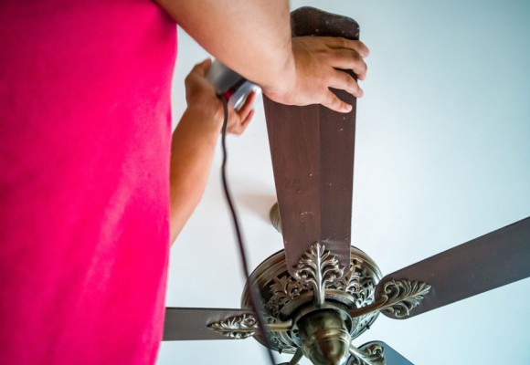 Cómo reparar un ventilador de techo